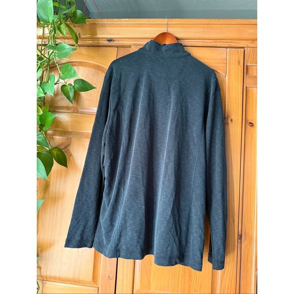 Tommy Bahama TENCEL™ Modal Quarter-Zip Pullover – Black , XXL NWT - Picture 4 of 10